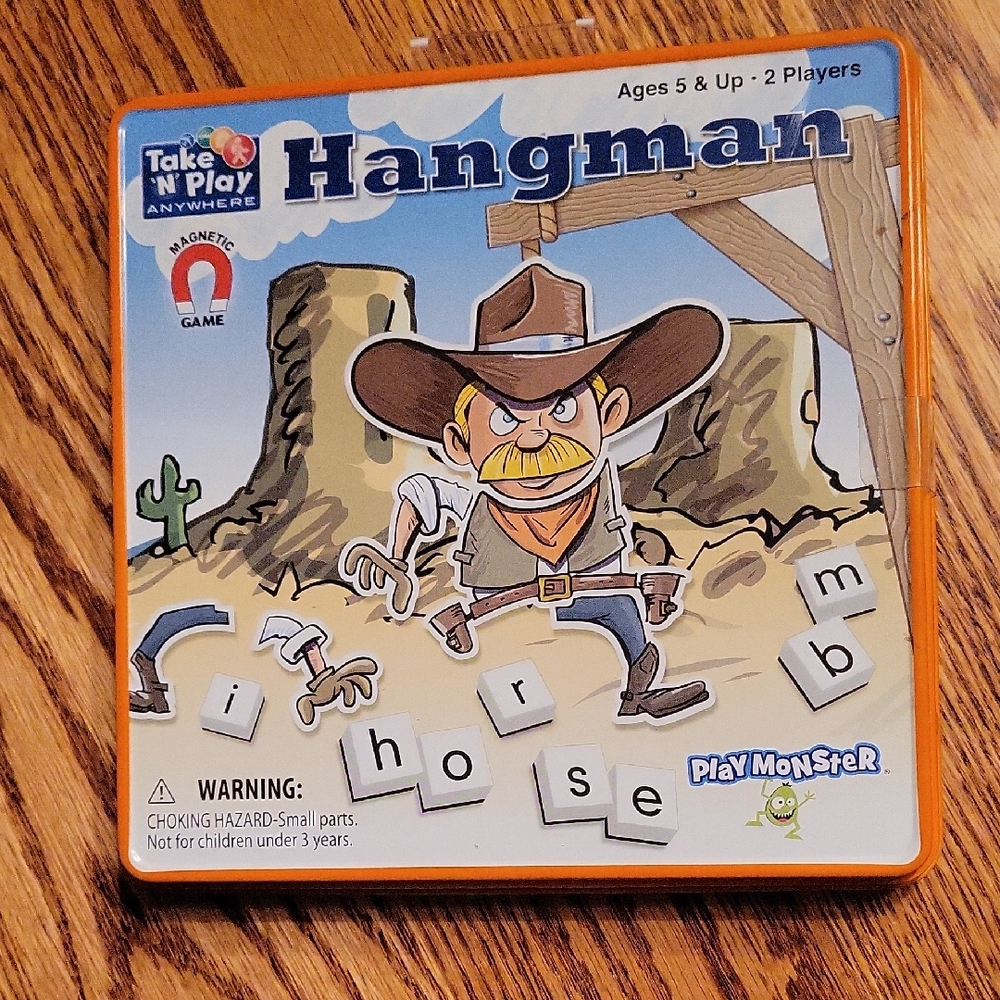 Magnetic Travel Hangman Game